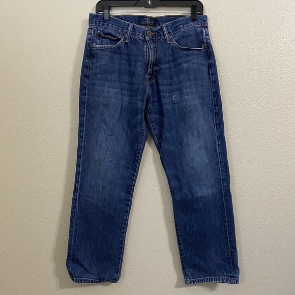 Lucky Brand Mens Jeans Size 34x30 (27)221 Original Straight Medium Wash